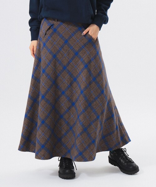 BEAMS BOY（ビームスボーイ）の「【2/5再値下げ】チェック ロング Aライン スカート（スカート・レディース・ブラウン/レッド・1/2）」の5枚目の写真