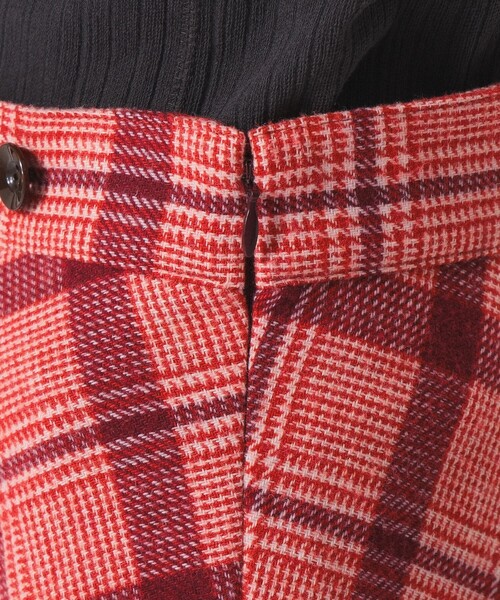 BEAMS BOY（ビームスボーイ）の「【2/5再値下げ】チェック ロング Aライン スカート（スカート・レディース・ブラウン/レッド・1/2）」の22枚目の写真