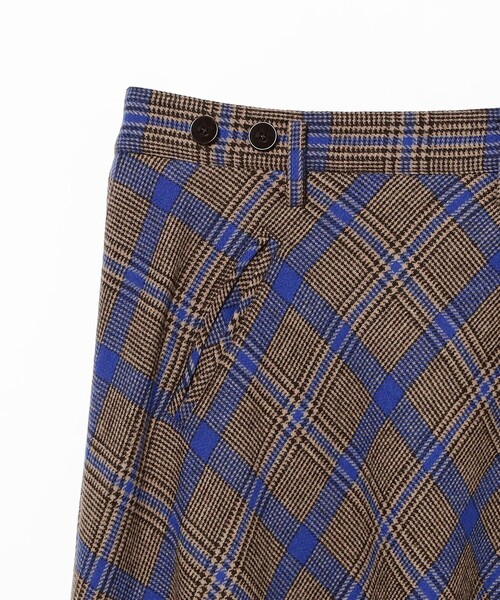 BEAMS BOY（ビームスボーイ）の「【2/5再値下げ】チェック ロング Aライン スカート（スカート・レディース・ブラウン/レッド・1/2）」の18枚目の写真