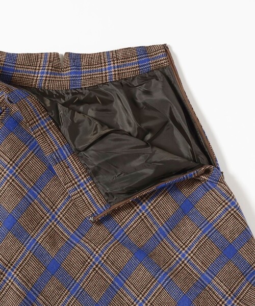 BEAMS BOY（ビームスボーイ）の「【2/5再値下げ】チェック ロング Aライン スカート（スカート・レディース・ブラウン/レッド・1/2）」の19枚目の写真