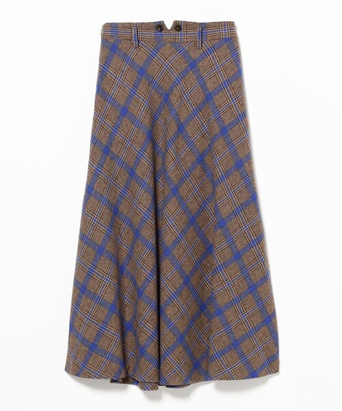 BEAMS BOY（ビームスボーイ）の「【2/5再値下げ】チェック ロング Aライン スカート（スカート・レディース・ブラウン/レッド・1/2）」の13枚目の写真