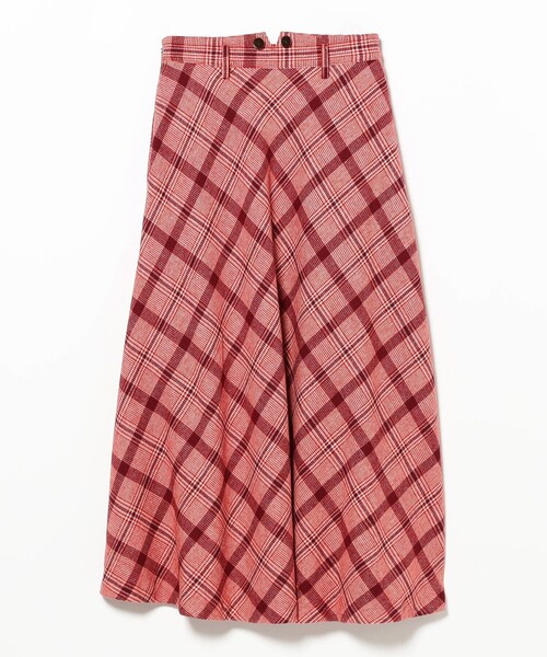 BEAMS BOY（ビームスボーイ）の「【2/5再値下げ】チェック ロング Aライン スカート（スカート・レディース・ブラウン/レッド・1/2）」の6枚目の写真