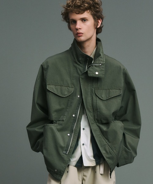 CURB POCKET FIELD JACKET（ミリタリージャケット）｜bal（バル）の