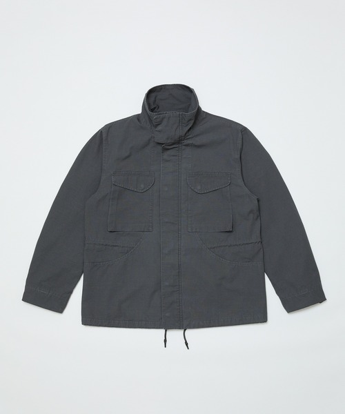 bal（バル）の「CURB POCKET  FIELD JACKET（ミリタリージャケット・メンズ・グレー/ブラック/カーキ・3/2/1）」の17枚目の写真