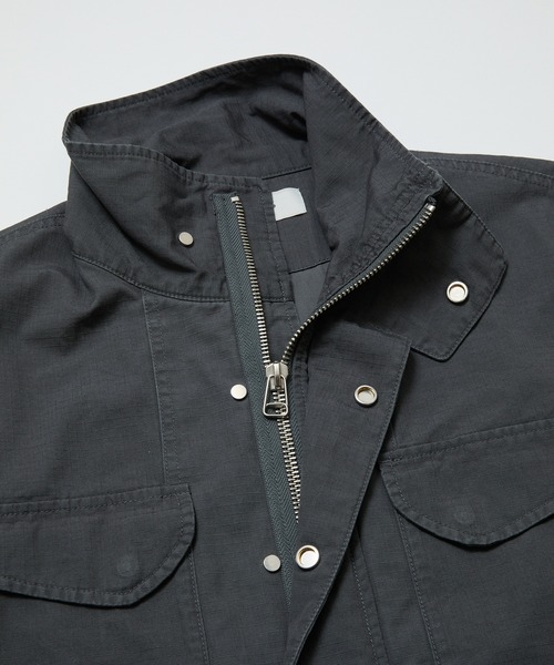 bal（バル）の「CURB POCKET  FIELD JACKET（ミリタリージャケット・メンズ・グレー/ブラック/カーキ・3/2/1）」の20枚目の写真