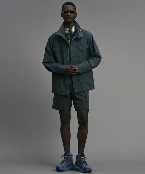 bal（バル）の「CURB POCKET  FIELD JACKET（ミリタリージャケット・メンズ・グレー/ブラック/カーキ・3/2/1）」の6枚目の写真