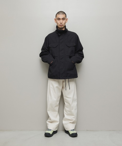 bal（バル）の「CURB POCKET  FIELD JACKET（ミリタリージャケット・メンズ・グレー/ブラック/カーキ・3/2/1）」の8枚目の写真