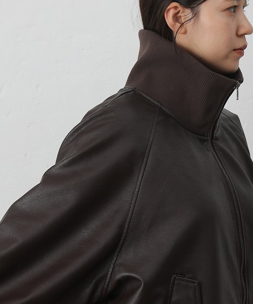 フェイクレザーMA-1（ライダースジャケット）｜COLONY 2139（コロニー