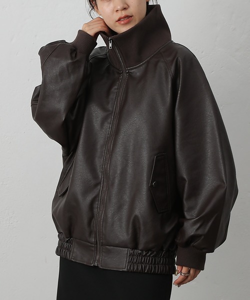 colony フェイクレザージャケット COLONY 2139｜フェードレザーライクG-1ジャケット | Rakuten Fashion