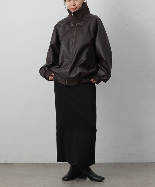 セール】フェイクレザーMA-1（ライダースジャケット）｜COLONY 2139