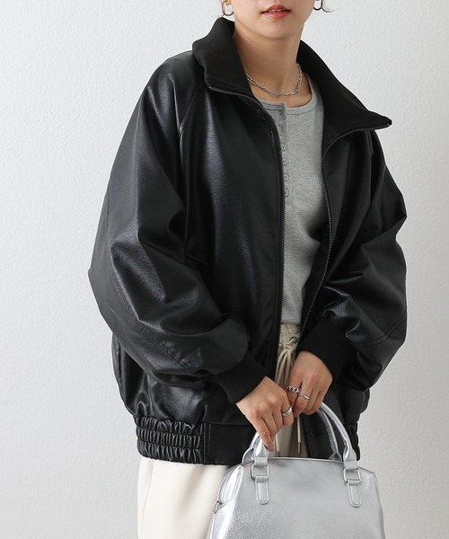 フェイクレザーMA-1（ライダースジャケット）｜COLONY 2139（コロニー