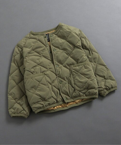BREEZE（ブリーズ）の「【洗える】インナーキルトジャケット（ブルゾン・キッズ・レインボー/チェック/ピンク/カーキ/ブラック/ベージュ・90/100/110/120/130/140/160/150）」の3枚目の写真