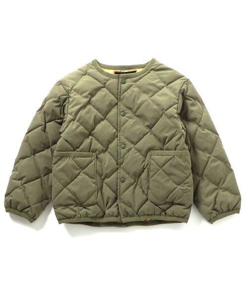 BREEZE（ブリーズ）の「【洗える】インナーキルトジャケット（ブルゾン・キッズ・レインボー/チェック/ピンク/カーキ/ブラック/ベージュ・90/100/110/120/130/140/160/150）」の12枚目の写真