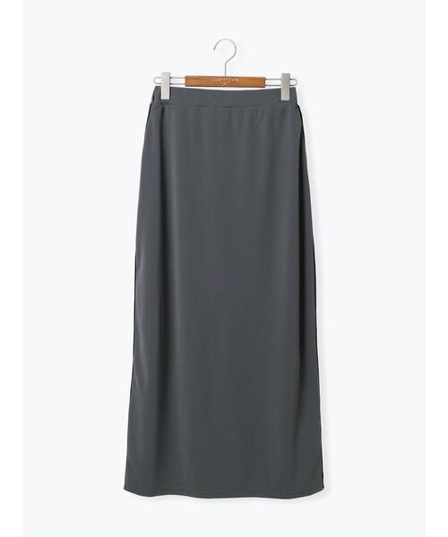 Lugnoncure（ルノンキュール）の「サイドラインジョーゼットナロースカート（スカート・レディース・ベージュ/グレー/ブラック・F）」の14枚目の写真