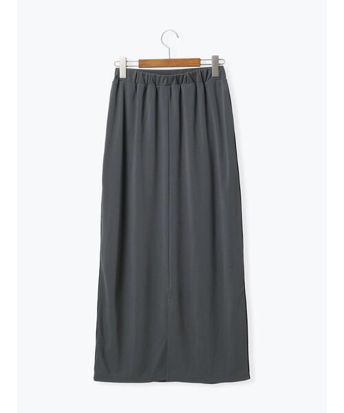 Lugnoncure（ルノンキュール）の「サイドラインジョーゼットナロースカート（スカート・レディース・ベージュ/グレー/ブラック・F）」の11枚目の写真