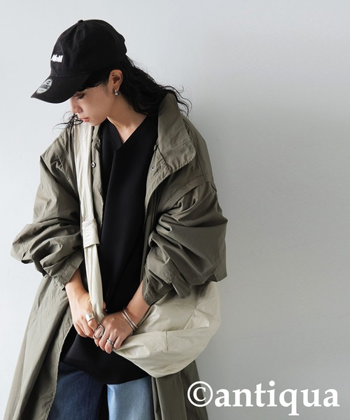 antiqua（アンティカ）の「スポンジニット（ニット/セーター・レディース・ブラック/ブルー/ベージュ/レッド・ONESIZE）」の15枚目の写真