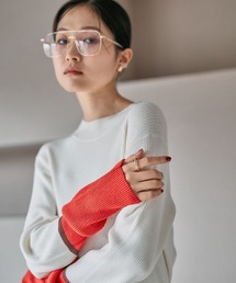 LEPSIM | 12ゲージ袖配色プルオーバー2 497490(ニット/セーター)