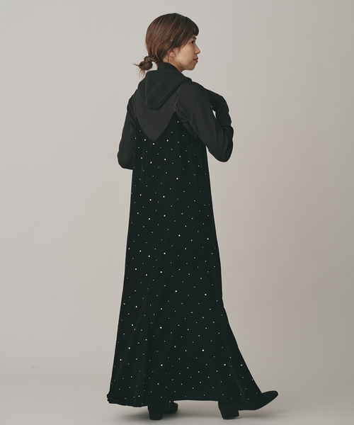 IENA（イエナ）の「COUTURE D’ADAM/クチュールドアダム Glitter Dress ベロアワンピース 261（ワンピース・レディース・ブラック・36）」の7枚目の写真