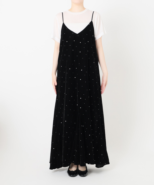 IENA（イエナ）の「COUTURE D’ADAM/クチュールドアダム Glitter Dress ベロアワンピース 261（ワンピース・レディース・ブラック・36）」の10枚目の写真