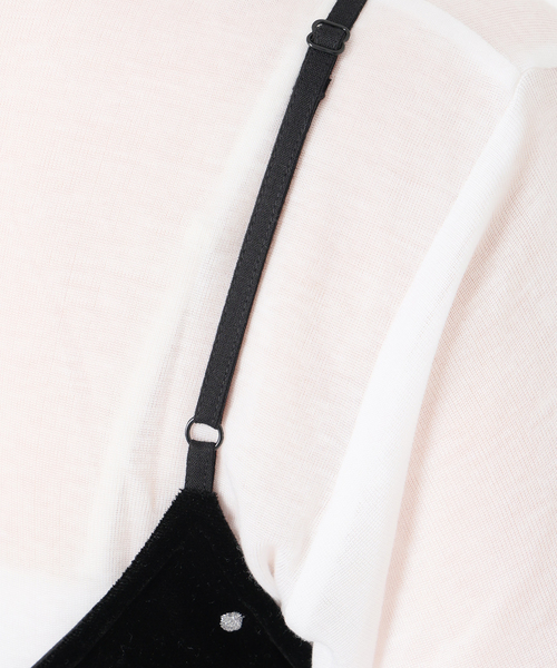 IENA（イエナ）の「COUTURE D’ADAM/クチュールドアダム Glitter Dress ベロアワンピース 261（ワンピース・レディース・ブラック・36）」の2枚目の写真