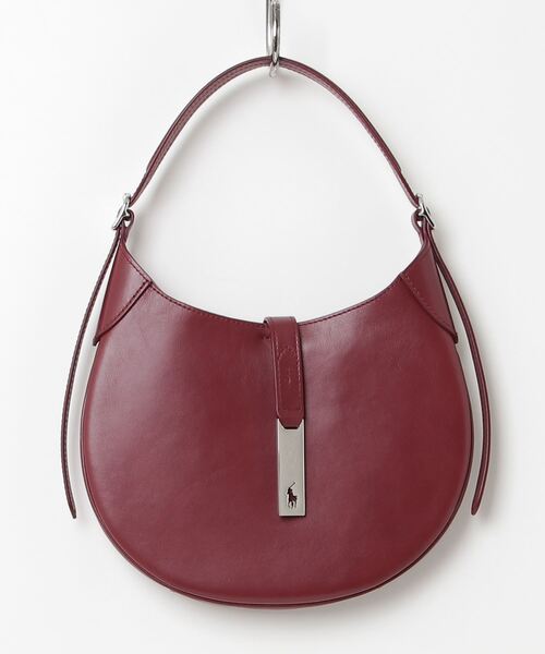 Polo Ralph Lauren ショルダーバッグ 赤 POLO RALPH LAUREN ショルダーバッグ バッグ Polo ID レザー スモール