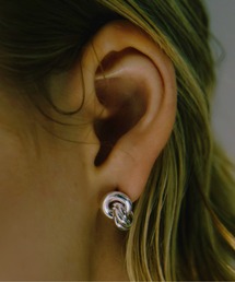 LAPUIS（ラピュイ）の「LAPUIS(ラピュイ)Coil Circle pierced earrings（ピアス（両耳用））」