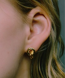 LAPUIS（ラピュイ）の「LAPUIS(ラピュイ)Coil Circle pierced earrings（ピアス（両耳用））」