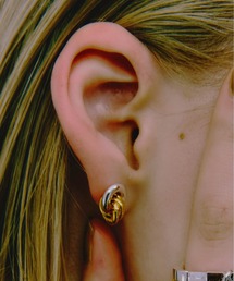 LAPUIS（ラピュイ）の「LAPUIS(ラピュイ)Coil Circle pierced earrings（ピアス（両耳用））」