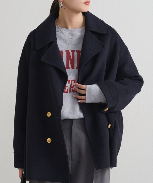 【新品】LOUNGEDRESS ミドルリバーコート ミドルリバーコート（その他アウター）｜LOUNGEDRESS（ラウンジドレス