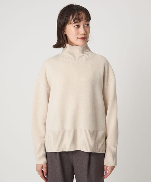 size SHORTあり］SERENITY ハイネック プルオーバー ニット（ニット