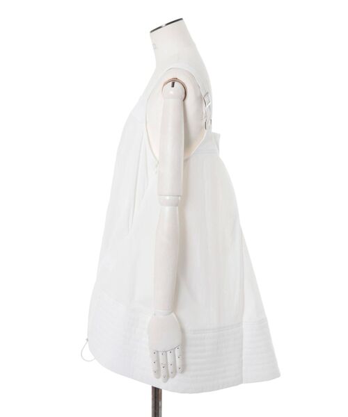 UN3D.（アンスリード）の「PADDING HEM DESIGN SH CAMISOLE / パデッドヘムデザインシャツキャミソール（シャツ/ブラウス・レディース・ホワイト/グレー/ブラック・36/38）」の16枚目の写真