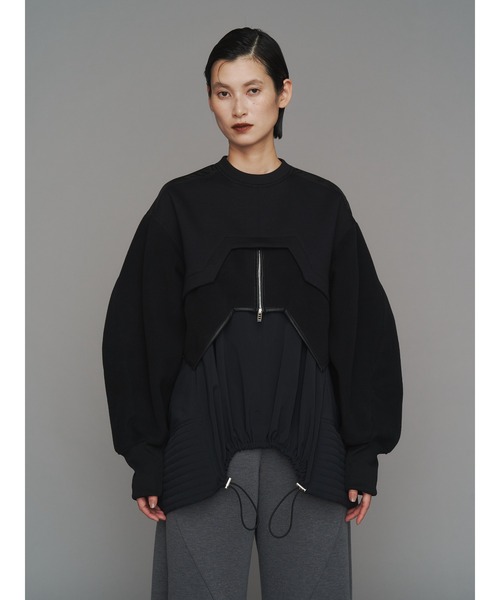 PADDING HEM DESIGN SH CAMISOLE / パデッドヘムデザインシャツ