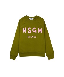MSGM（エムエスジーエム）の「【NEW】MSGM ブラッシュロゴ スウェットシャツ（スウェット）」