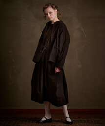 HAVERSACK（ハバーザック）の「HAVERSACK | コットンフランネル スタンドカラージャケット WOMEN（その他アウター）」