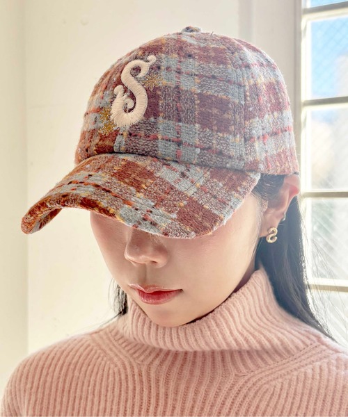 Casselini（キャセリーニ）の「Casselini(キャセリーニ)ロゴキャップ（キャップ・レディース・ブラック/チェック・FREE）」の10枚目の写真