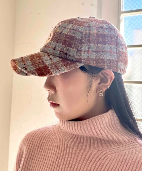 Casselini（キャセリーニ）の「Casselini(キャセリーニ)ロゴキャップ（キャップ・レディース・ブラック/チェック・FREE）」の11枚目の写真