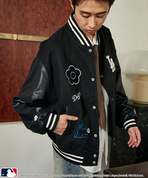 【maryley】スタジャン MLB × MARY QUANT/エムエルビー × マリークワント MLB×MARY QUANT