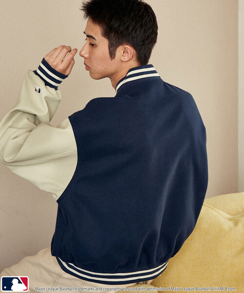 MLB×MARY QUANT PATCH STUDIUM JACKET MARY QUANT/PATCH STUDIUM JACKET｜Daytona Park(FREAK'S STORE公式通販)