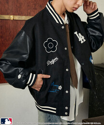 MLB(W[[Ox[X{[)MLB × MARY QUANT/GGr[ × }[Ng MLB×MARY QUANT PATCH STUDIUM JACKET/pb`X^WAWPbg/X^W(WJ)(u])