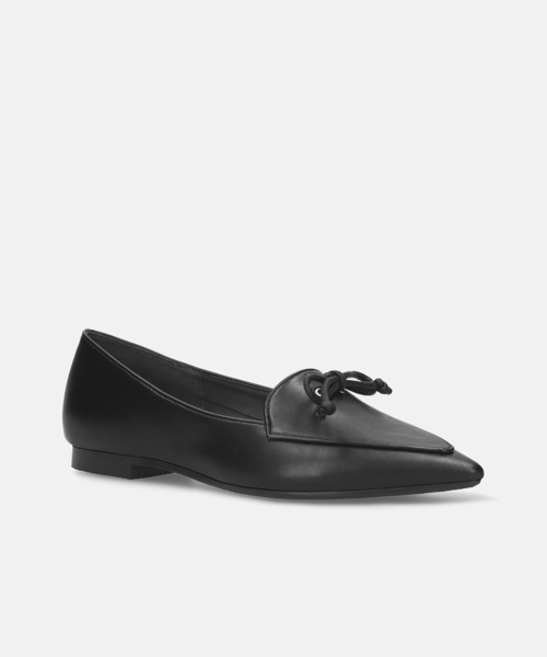 MAMIAN(マミアン)の「紐リボン フラット ローファー(ローファー・レディース・ブラック/ダークブラウン・23.0cm/24.5cm/23.5cm/22.5cm/24.0cm/25.0cm)」の7枚目の写真