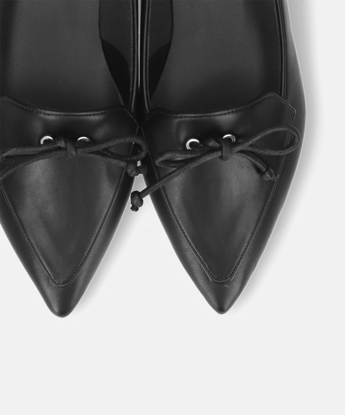 MAMIAN(マミアン)の「紐リボン フラット ローファー(ローファー・レディース・ブラック/ダークブラウン・23.0cm/24.5cm/23.5cm/22.5cm/24.0cm/25.0cm)」の8枚目の写真