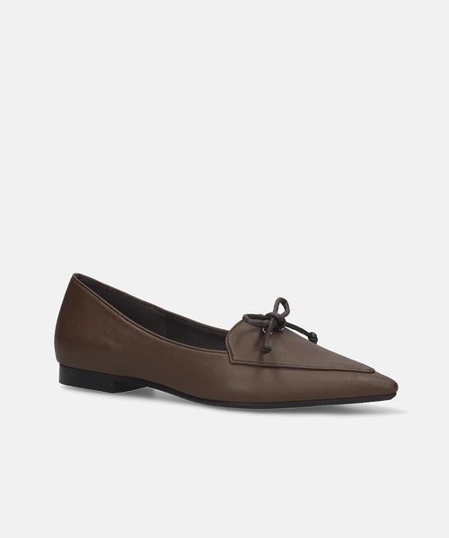 MAMIAN(マミアン)の「紐リボン フラット ローファー(ローファー・レディース・ブラック/ダークブラウン・23.0cm/24.5cm/23.5cm/22.5cm/24.0cm/25.0cm)」の12枚目の写真