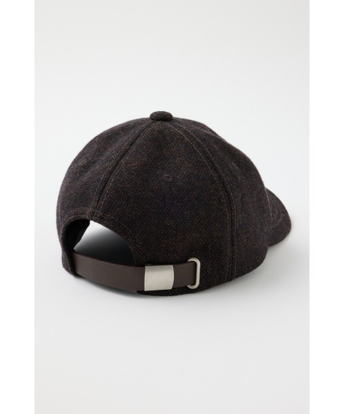 MOUSSY(マウジー)の「PATCH WOOL BASEBALL キャップ(キャップ・レディース・ブラウン/チャコールグレー・FREE)」の11枚目の写真