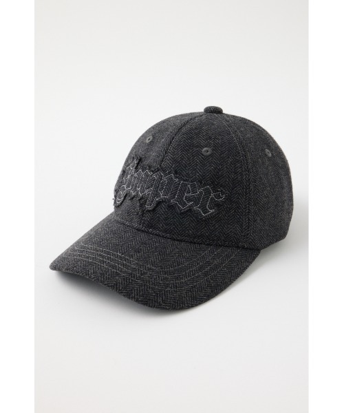 MOUSSY(マウジー)の「PATCH WOOL BASEBALL キャップ(キャップ・レディース・ブラウン/チャコールグレー・FREE)」の13枚目の写真