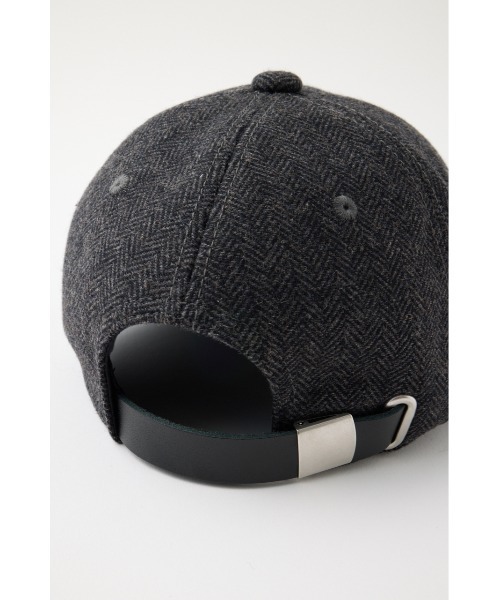 MOUSSY(マウジー)の「PATCH WOOL BASEBALL キャップ(キャップ・レディース・ブラウン/チャコールグレー・FREE)」の6枚目の写真
