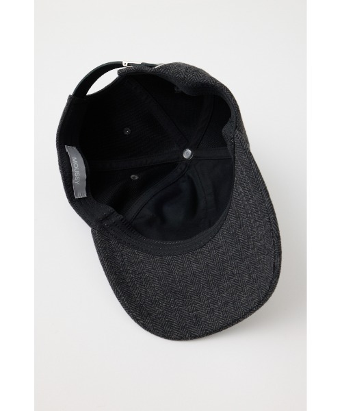 MOUSSY(マウジー)の「PATCH WOOL BASEBALL キャップ(キャップ・レディース・ブラウン/チャコールグレー・FREE)」の7枚目の写真