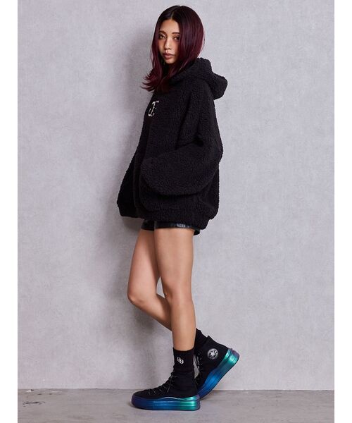 CONVERSE ALL STAR(コンバースオールスター)の「コンバース ALL STAR LIGHT PLTS II HOLOSOLE HI(スニーカー・レディース・オフホワイト/ブラック・22.5/23.5/24.5)」の6枚目の写真