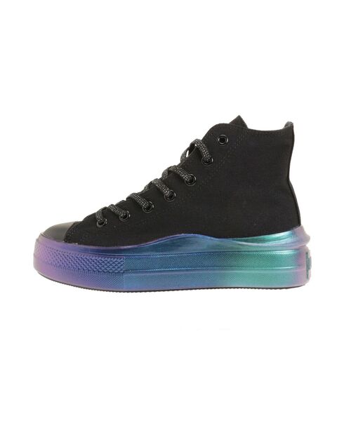 CONVERSE ALL STAR(コンバースオールスター)の「コンバース ALL STAR LIGHT PLTS II HOLOSOLE HI(スニーカー・レディース・オフホワイト/ブラック・22.5/23.5/24.5)」の9枚目の写真