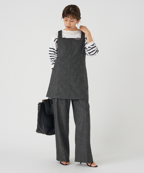 ウォッシャブル ツイードイージースラックス（その他パンツ）｜IENA