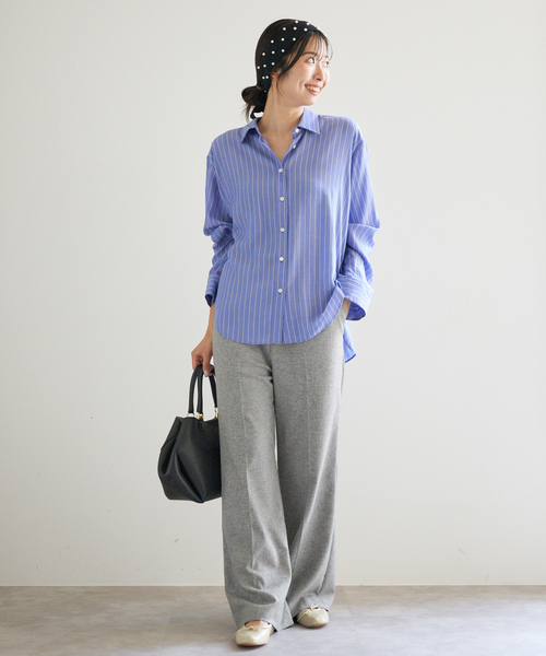 ウォッシャブル ツイードイージースラックス（その他パンツ）｜IENA